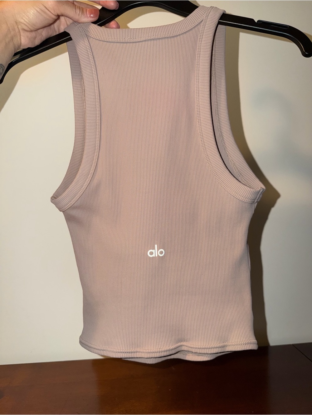 ALO Yoga Ribbed Tank Top- Brown